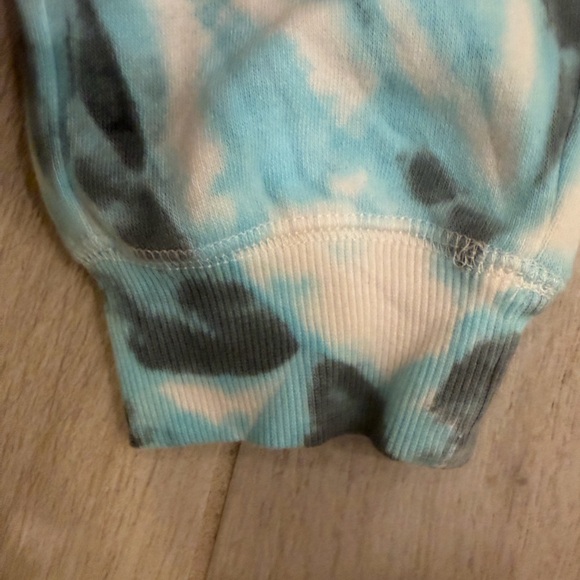 NWT Vintage Havana Tie-Dye One Shoulder Sweatshirt & Jogger Sweatpants - Picture 9 of 11